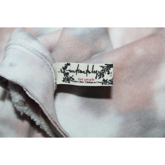 Free People Intimately Tie Dye Wash Top Long Sleeve Sweatshirt Crew neck Size L - Picture 7 of 7